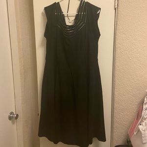 City Chic off shoulder Black Dress size L 20